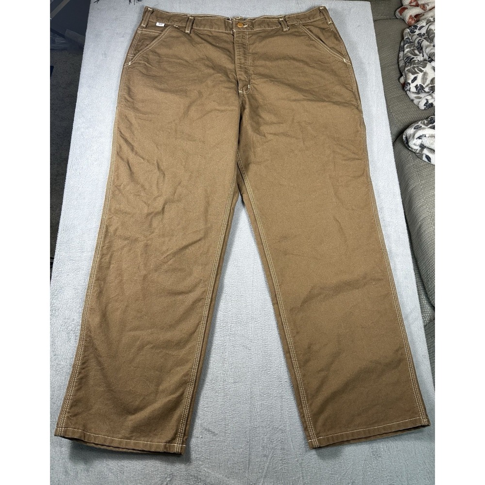 Carhartt B11 BRN FR Carpenter Jeans Mens 40x30 Fire Resistant Dungaree Fit
